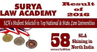 SLA Law Entrance Coaching North India Result